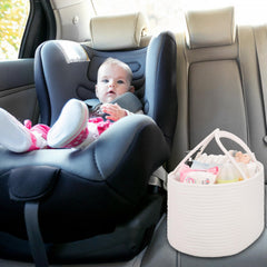 COMSE nursery storage basket suitable for toys, blankets, or changing supplies.