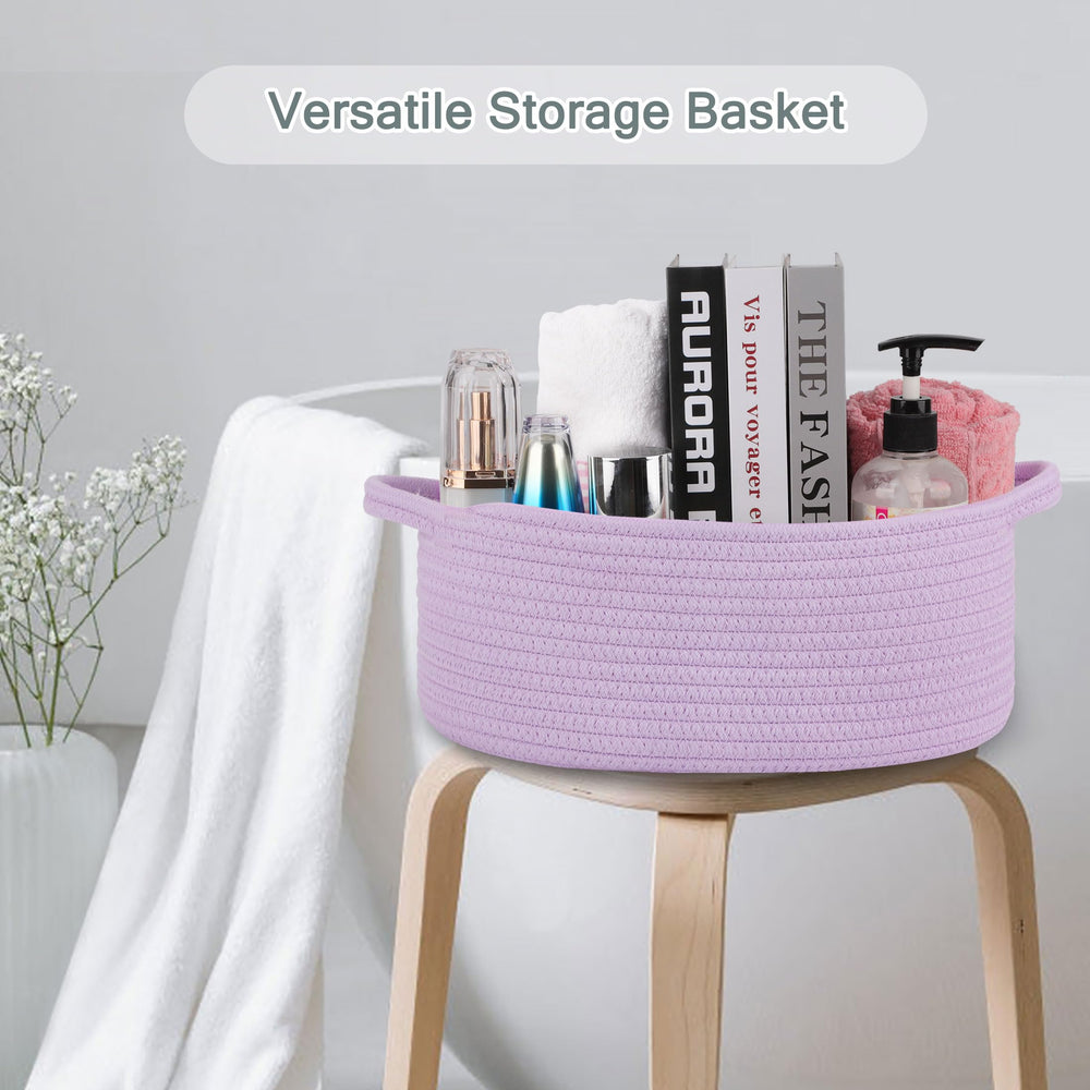 COMSE toy storage basket keeps kids' toys organized.
