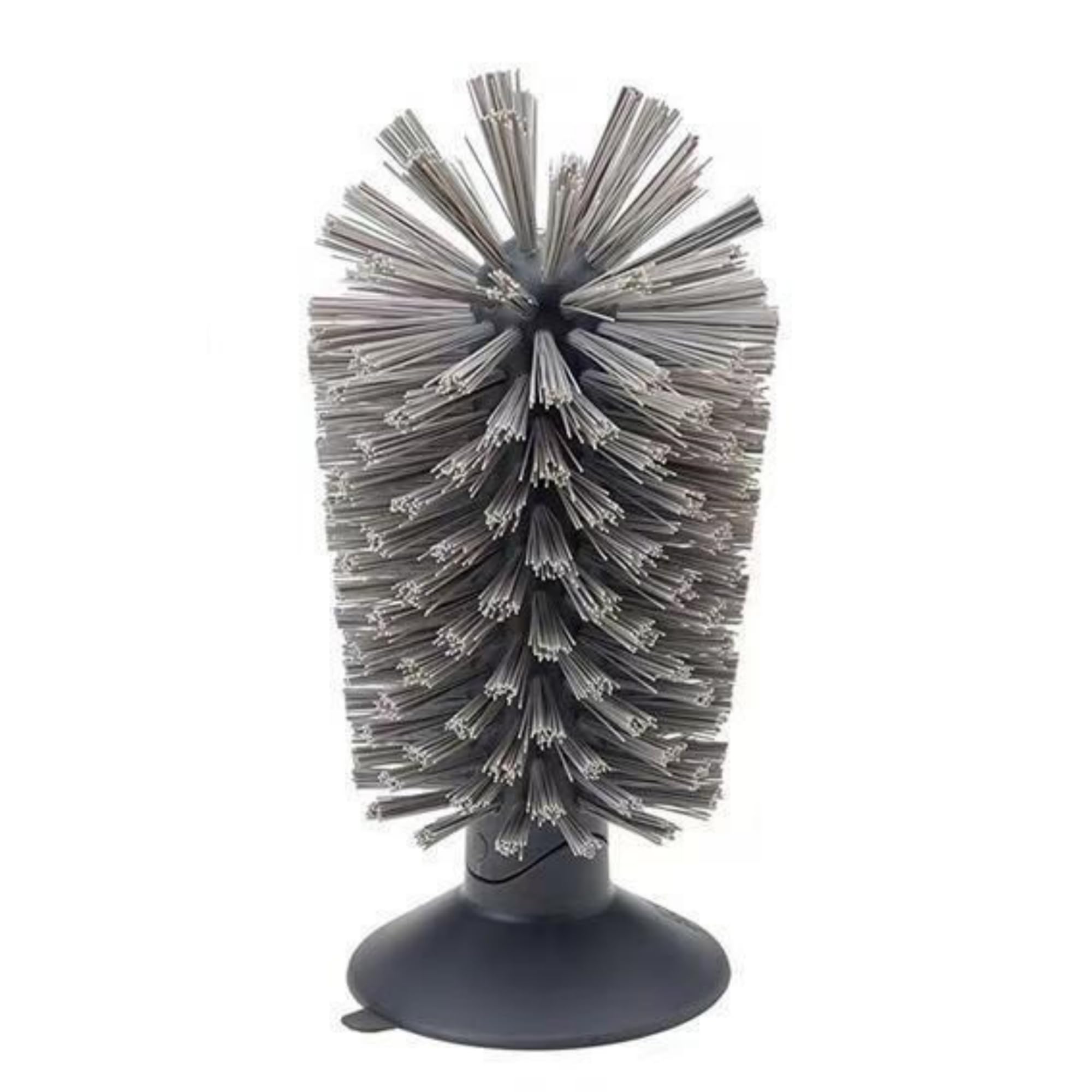 Comsnows glass cleaning brush with suction cup keeps glassware steady for quick cleaning