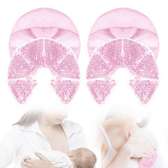CONBELLA breast ice pack 19 pink provides soothing cold relief for engorgement and swelling.