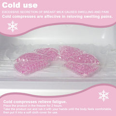 CONBELLA breast pads velvet cover offers skin-friendly cushioning for comfortable cooling.