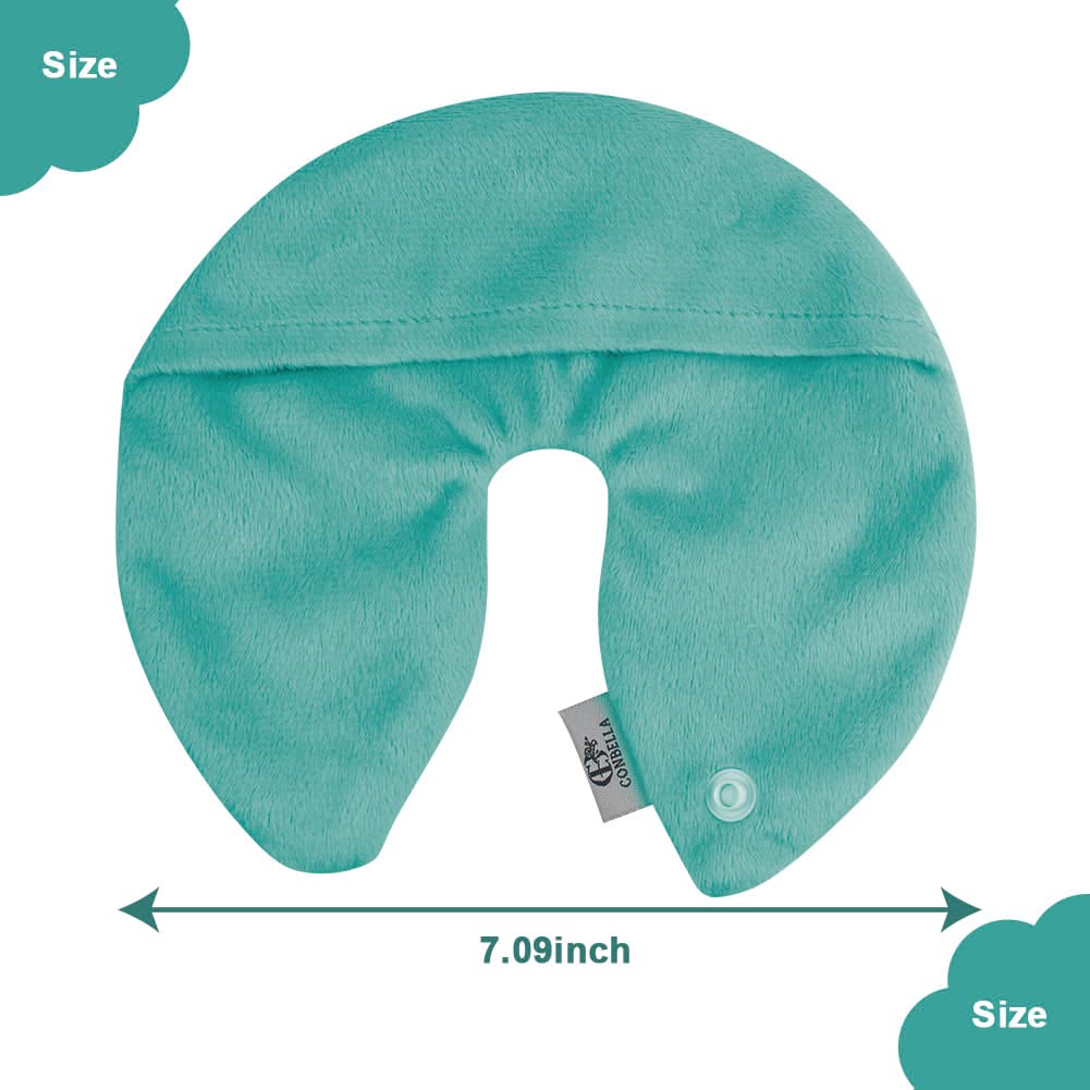 CONBELLA multi-use design illustrates relief for mastitis, clogged ducts, and swelling.