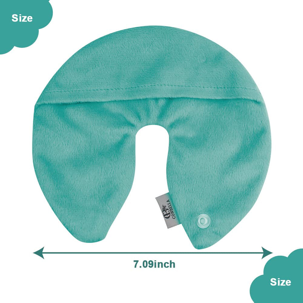 CONBELLA multi-use design illustrates relief for mastitis, clogged ducts, and swelling.