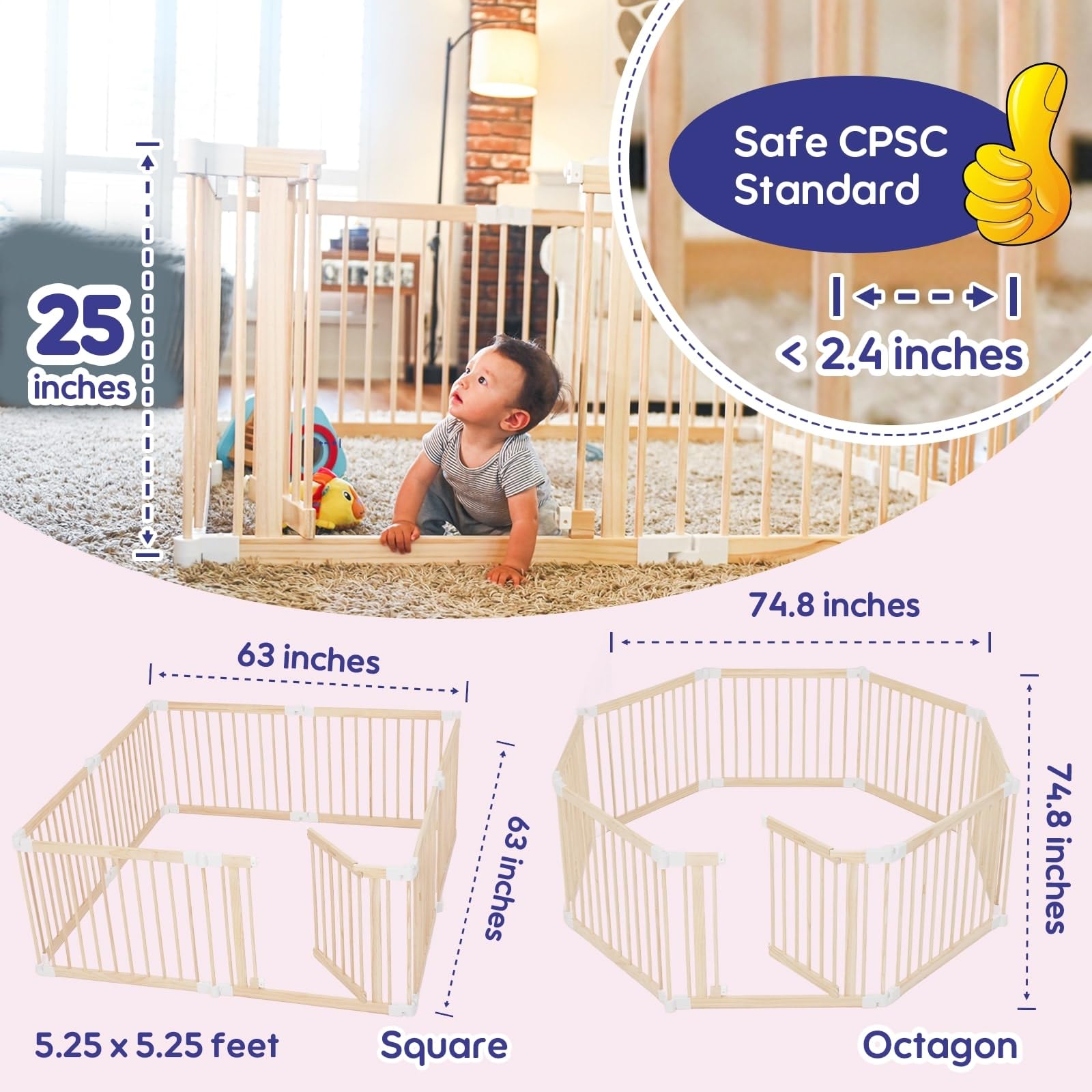 CONKKA panels crafted from New Zealand pine with smooth, splinter-free feel.