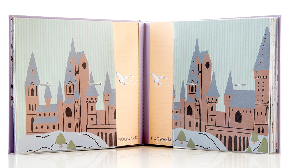 CON*QUEST Little Keeper interior with adorable watercolor Harry Potter imagery to spark storytelling