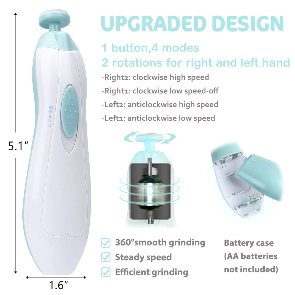 Consevisen Baby Nail Trimmer kit in case, portable baby shower gift idea.