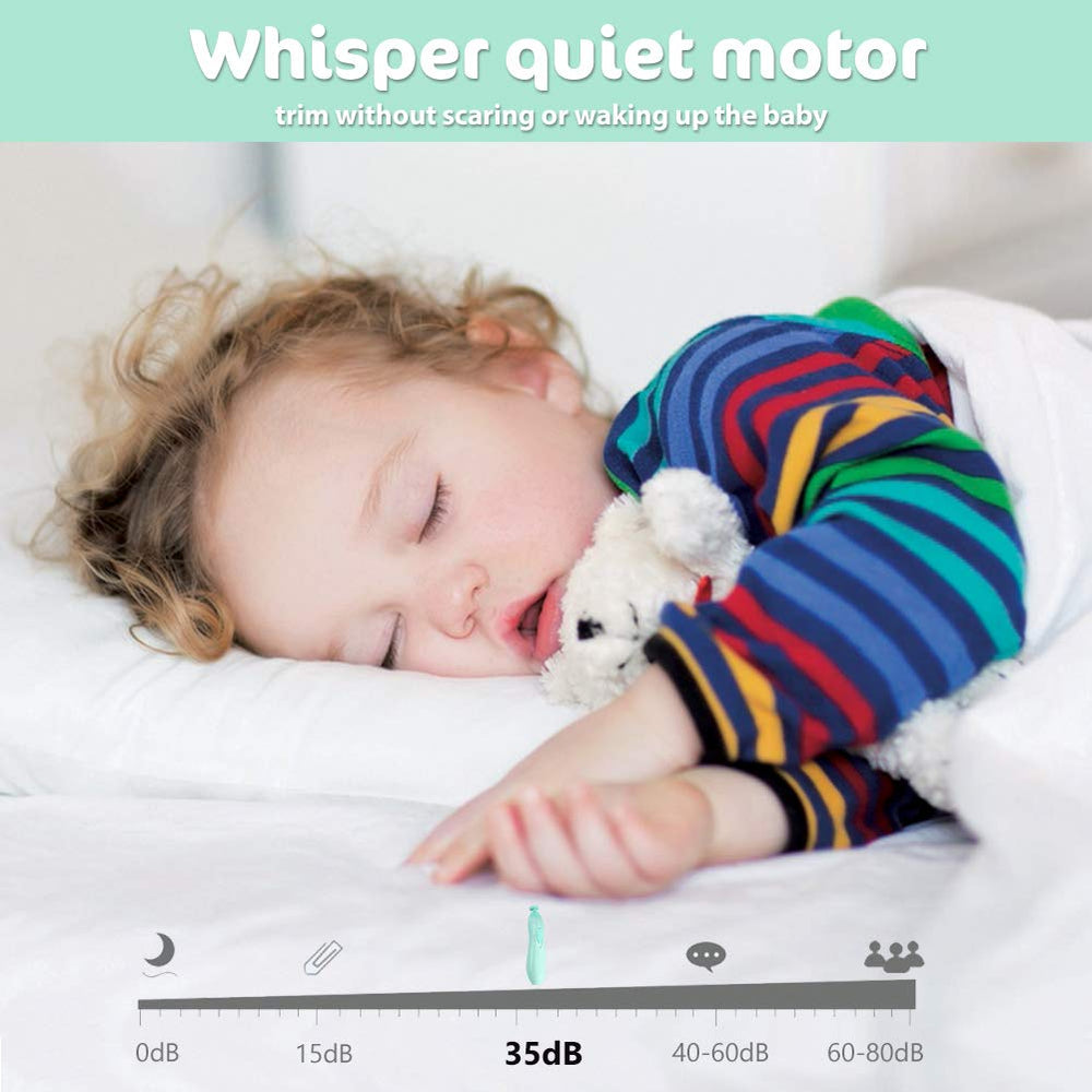 Consevisen whisper-quiet operation ensures baby-friendly trimming.