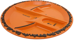 Constructive Eating Construction Plate independence support to practice fine motor skills