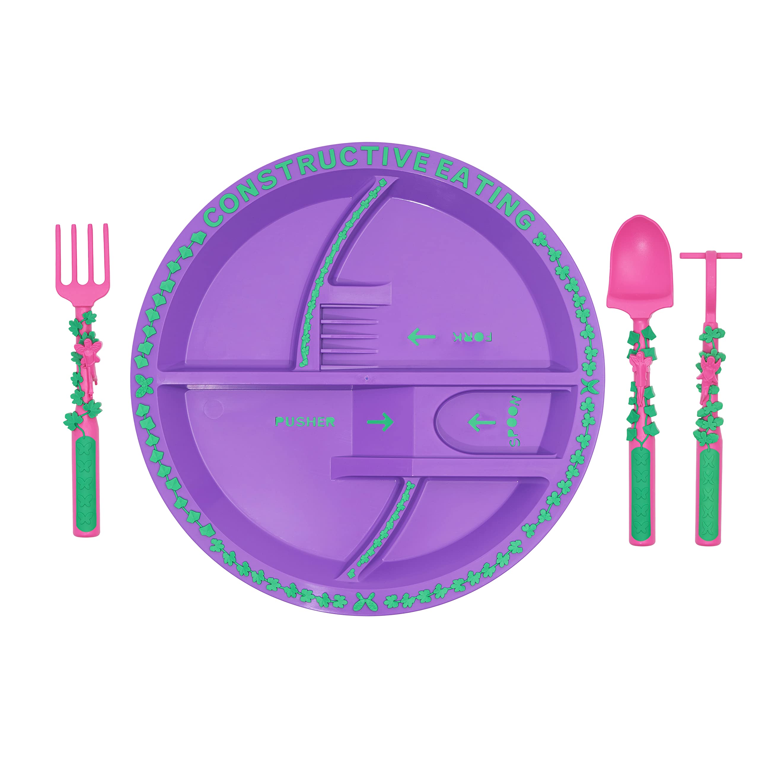 Toddler utensils set by Constructive Eating designed for tiny hands