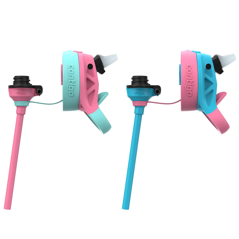 Contigo Aubrey AUTOSPOUT action highlighted for one-handed sipping.