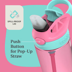 Contigo Aubrey dishwasher-safe lid open for thorough cleaning.