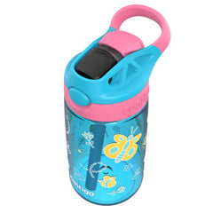 Contigo AutoSpout bottle spill-proof straw demonstration for mess-free travel.