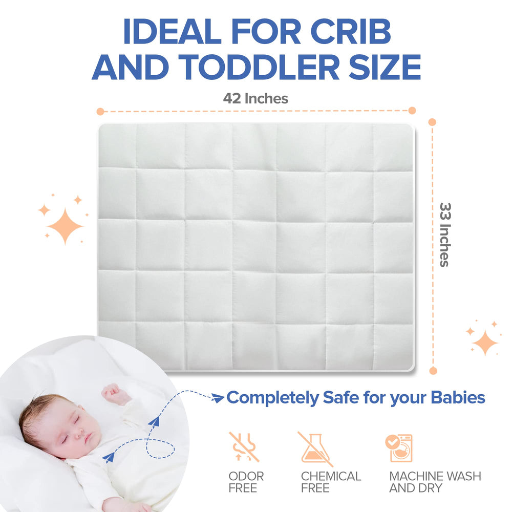 Continental Bedding toddler comforter soft cotton shell provides gentle sleep touch