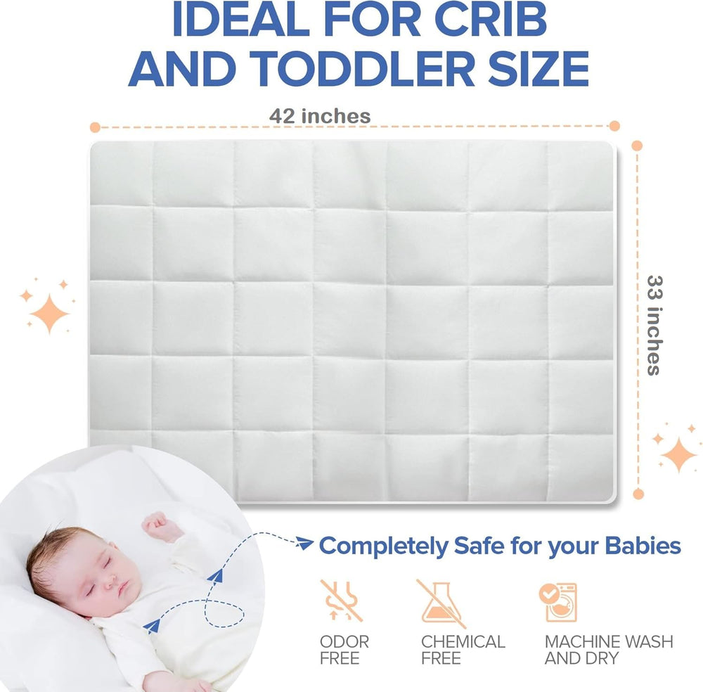 Continental Bedding toddler comforter white blanket on crib demonstrating versatile bedding for growing kids.