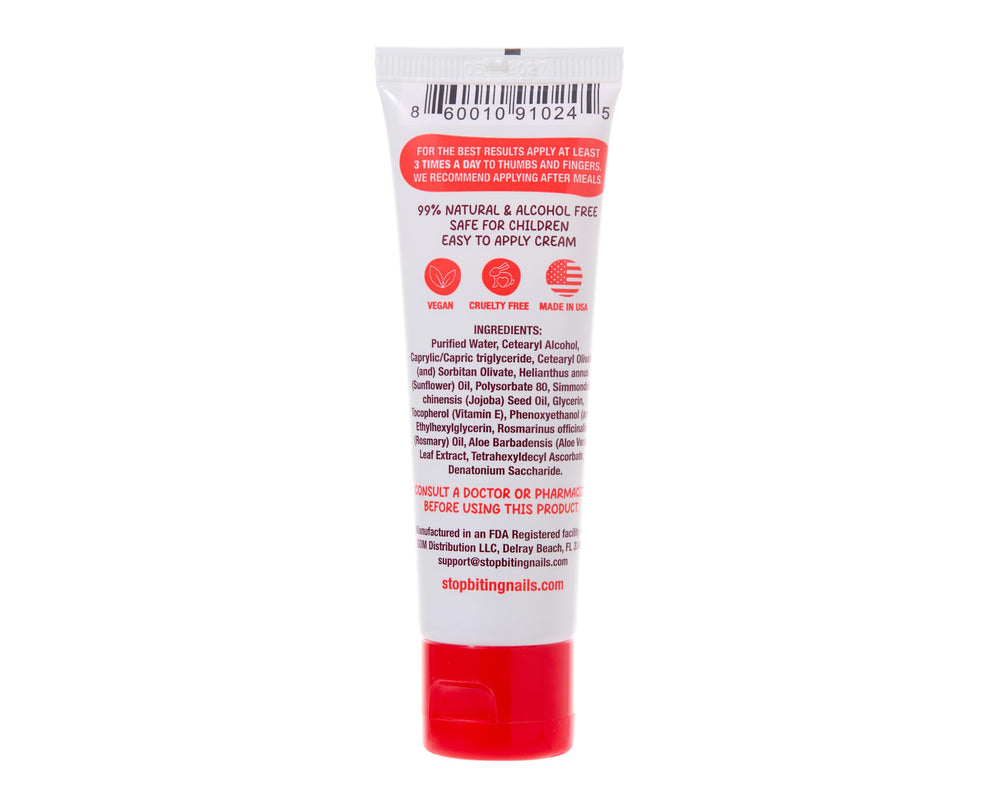 Control-It application close-up for daily use to help break nail-biting