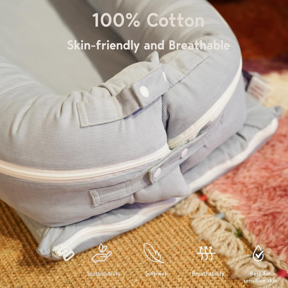 CooCooBaby lounger safety certifications reinforce trusted use and quality.