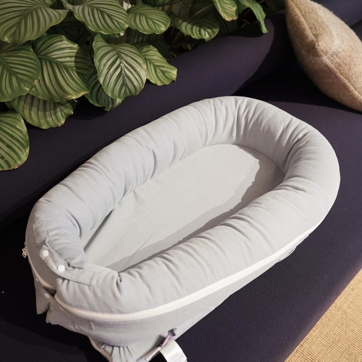 CooCooBaby Lounger supports tummy time with safe, cushioned surface.