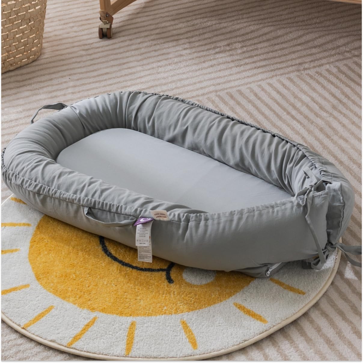 CooCooBaby versatile lounger supports tummy time, sitting, and gentle play