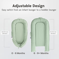 CooCooBaby lounger cover open close look at easy care and maintenance
