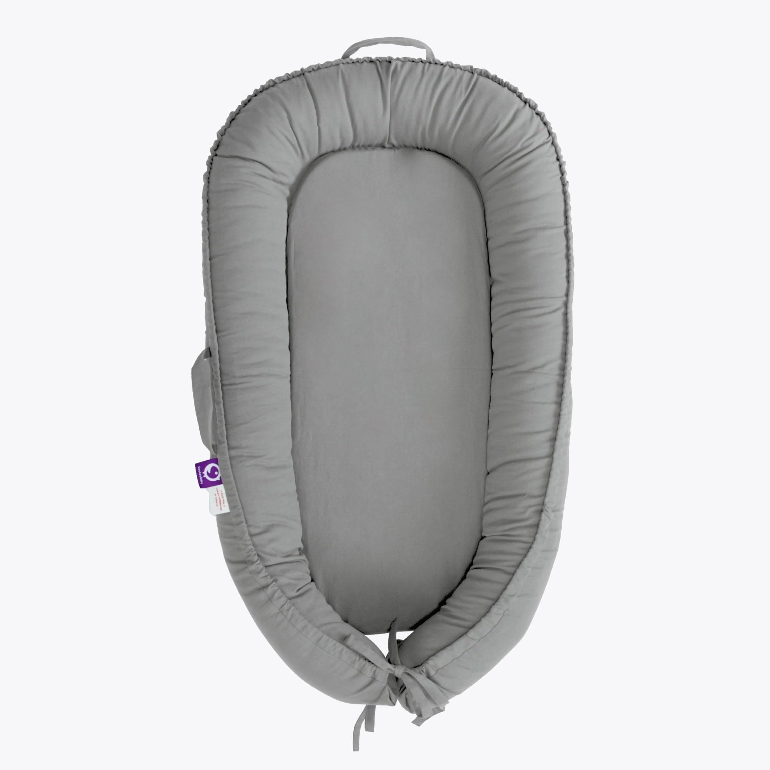 CooCooBaby infant lounger front view showing cozy cuddling support