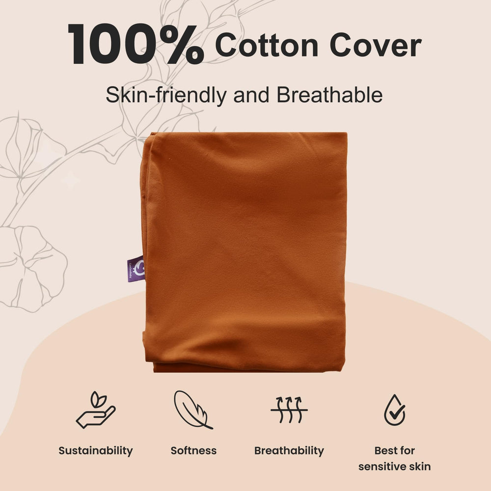CoocooBaby lounger with removable cover for easy cleaning and care.