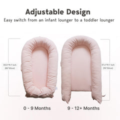 CooCooBaby Lounger Cover machine-wash ready — simple spills cleanup keeps nursery tidy.