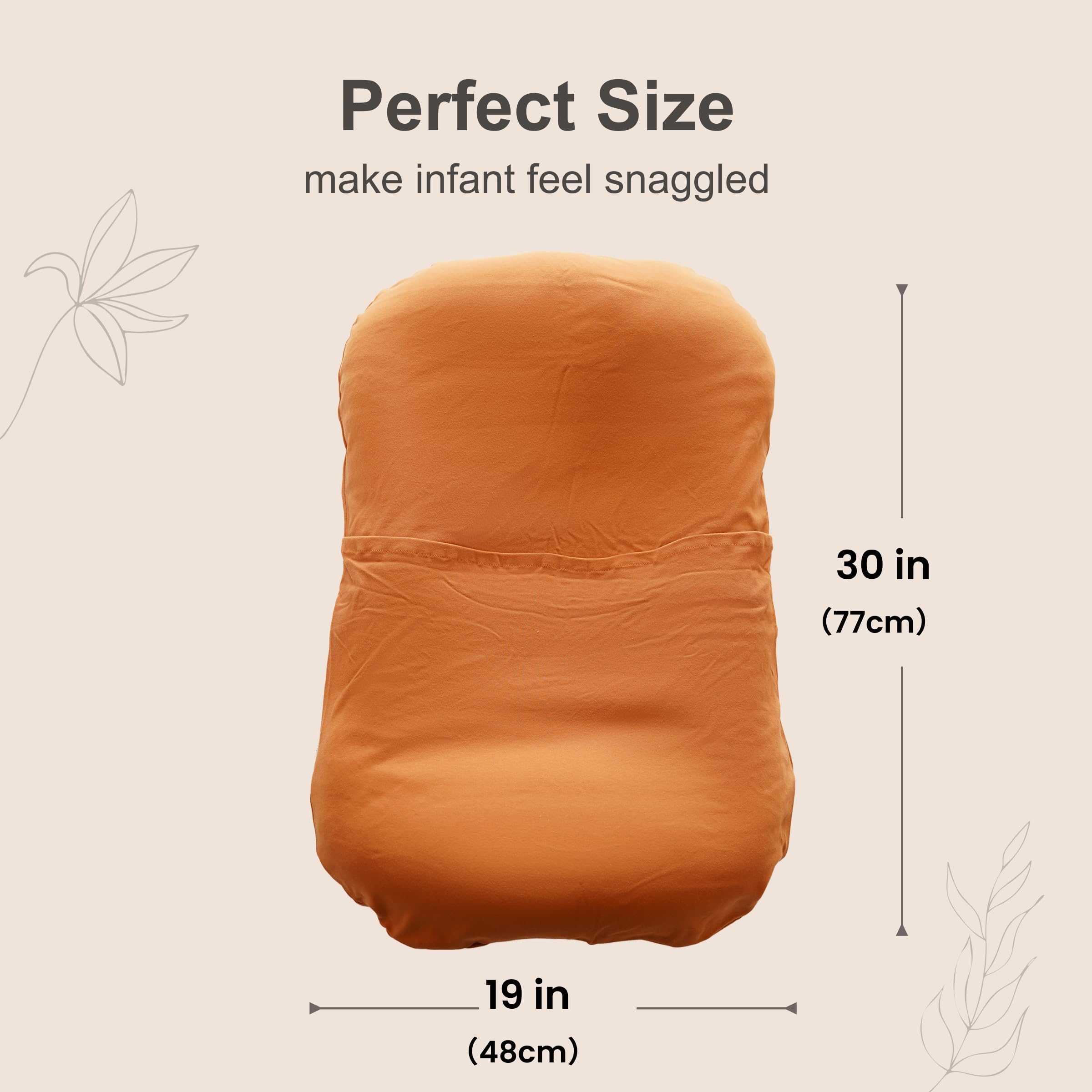CoocooBaby organic hypoallergenic materials ensure gentle skin safety.
