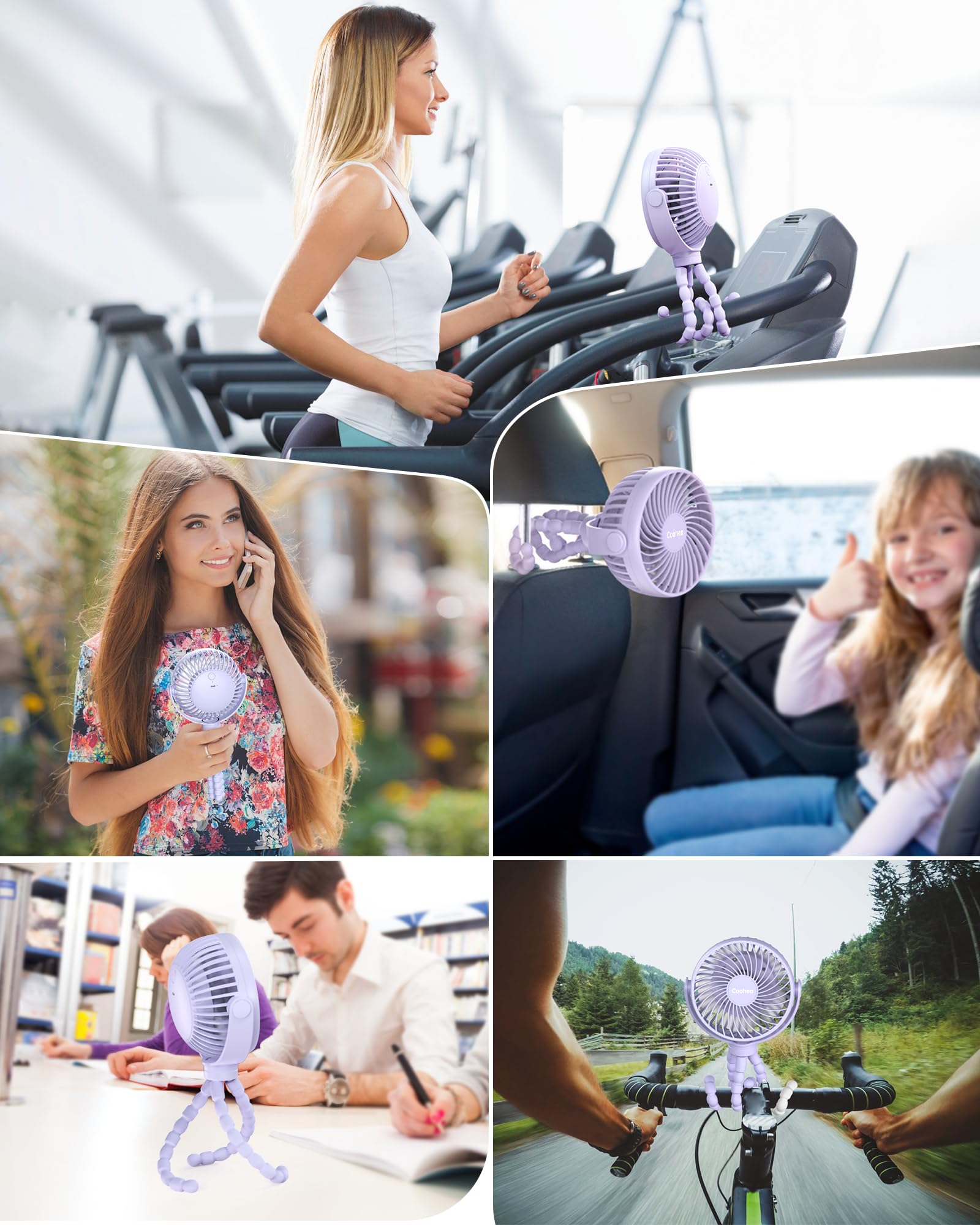 Coohea silicone grip stabilizes on crib or stroller without scratches.
