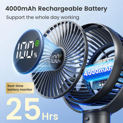 Coohea stroller fan night light soft glow for safe nighttime feeds.