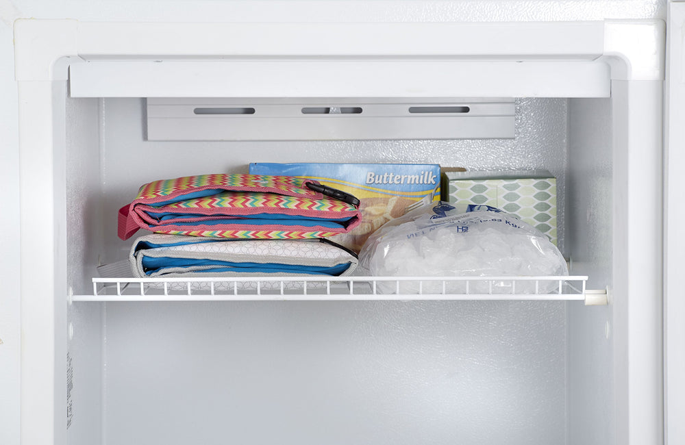 Cool Carats pad with no gel packs offers mess-free cooling.