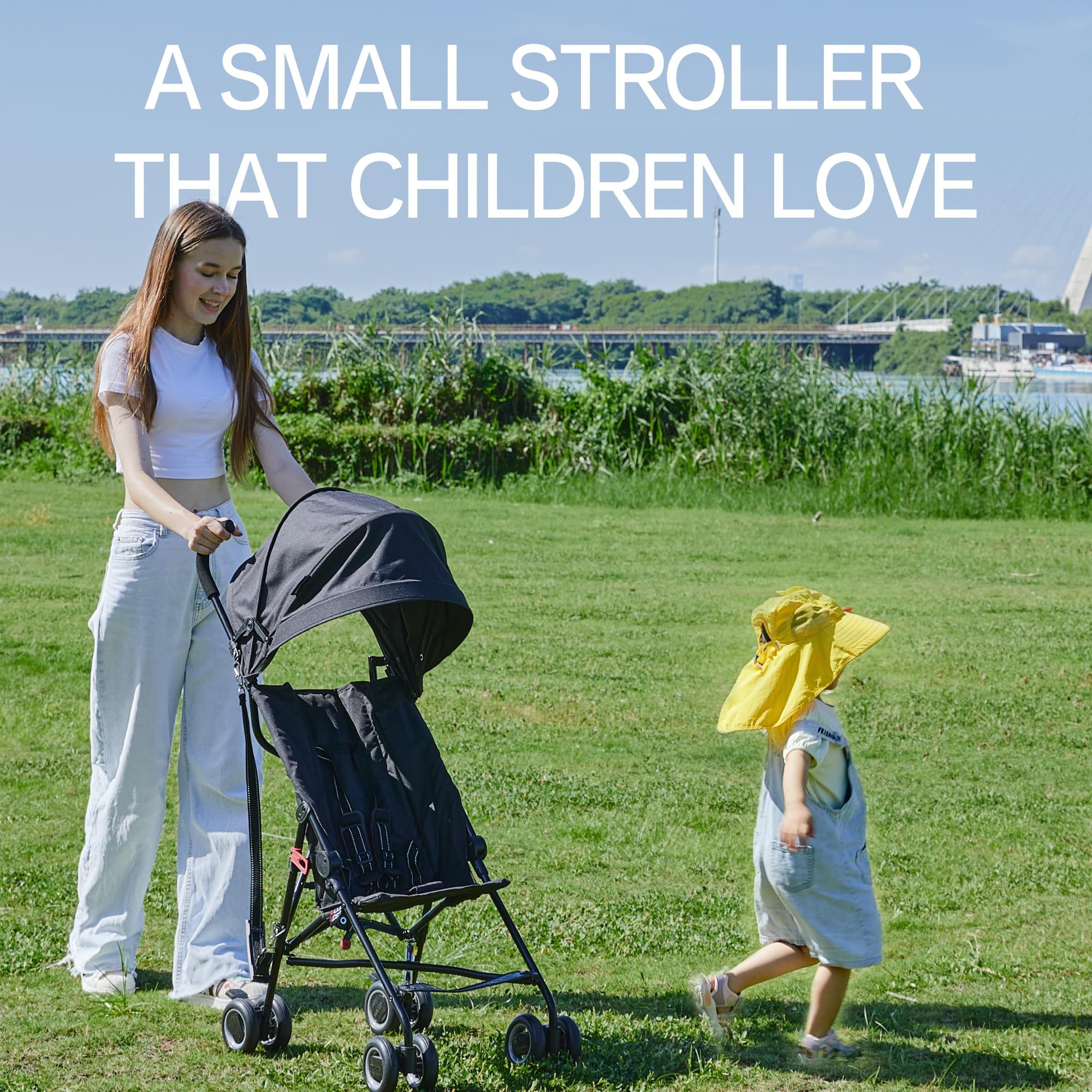 Cool Kids airplane travel compatible stroller at airport