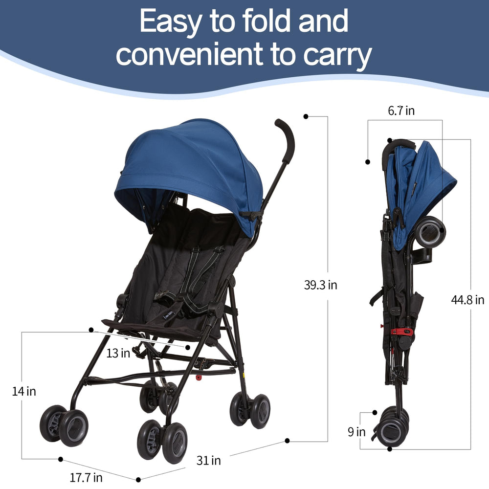 COOL KIDS Baby Portable Stroller anti-pinch device protects fingers during folding.