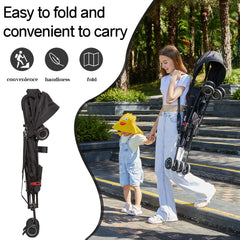 Cool Kids stroller with removable shoulder strap for hands-free shopping