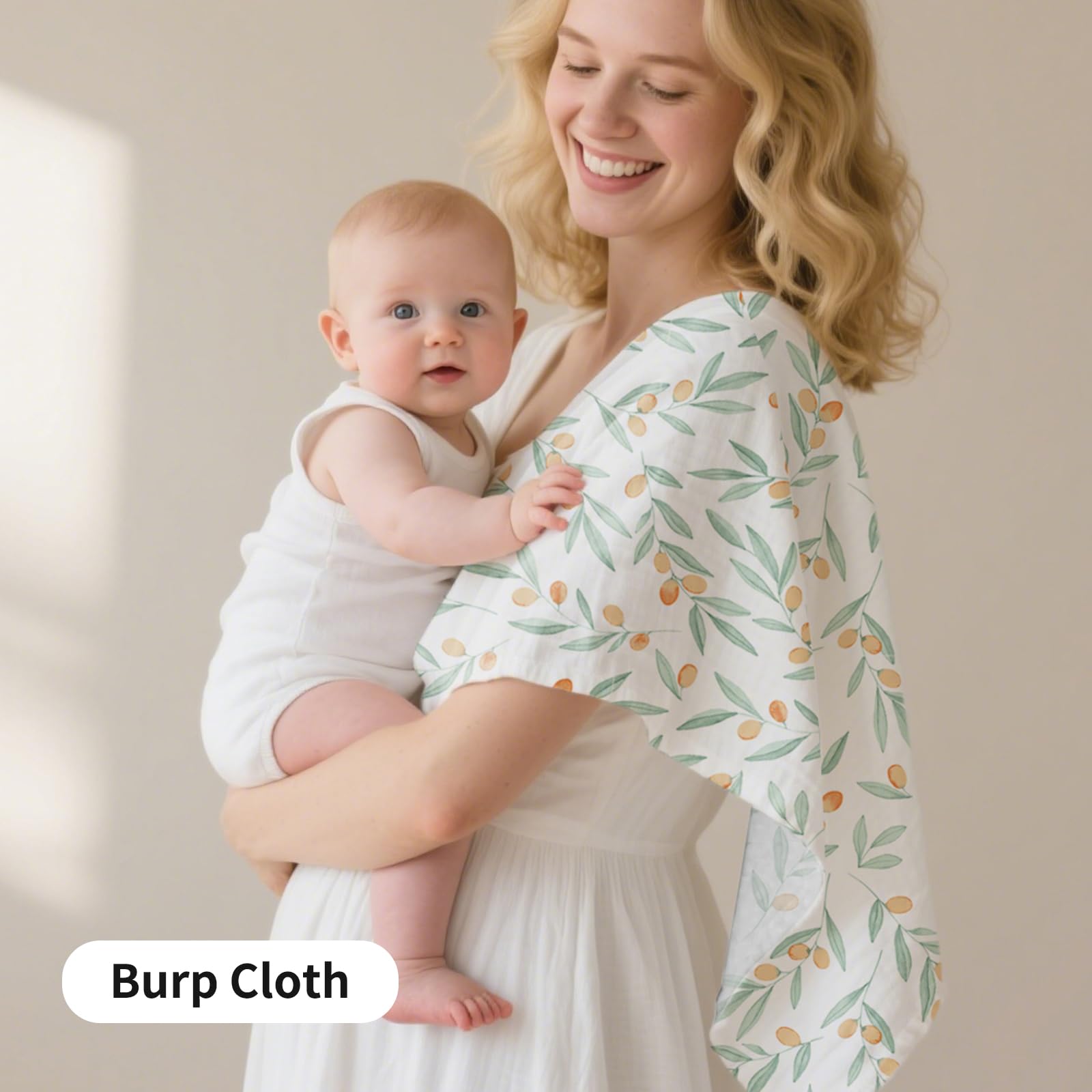 CoolaPeach fruit-design-swaddle adds playful style with soothing comfort