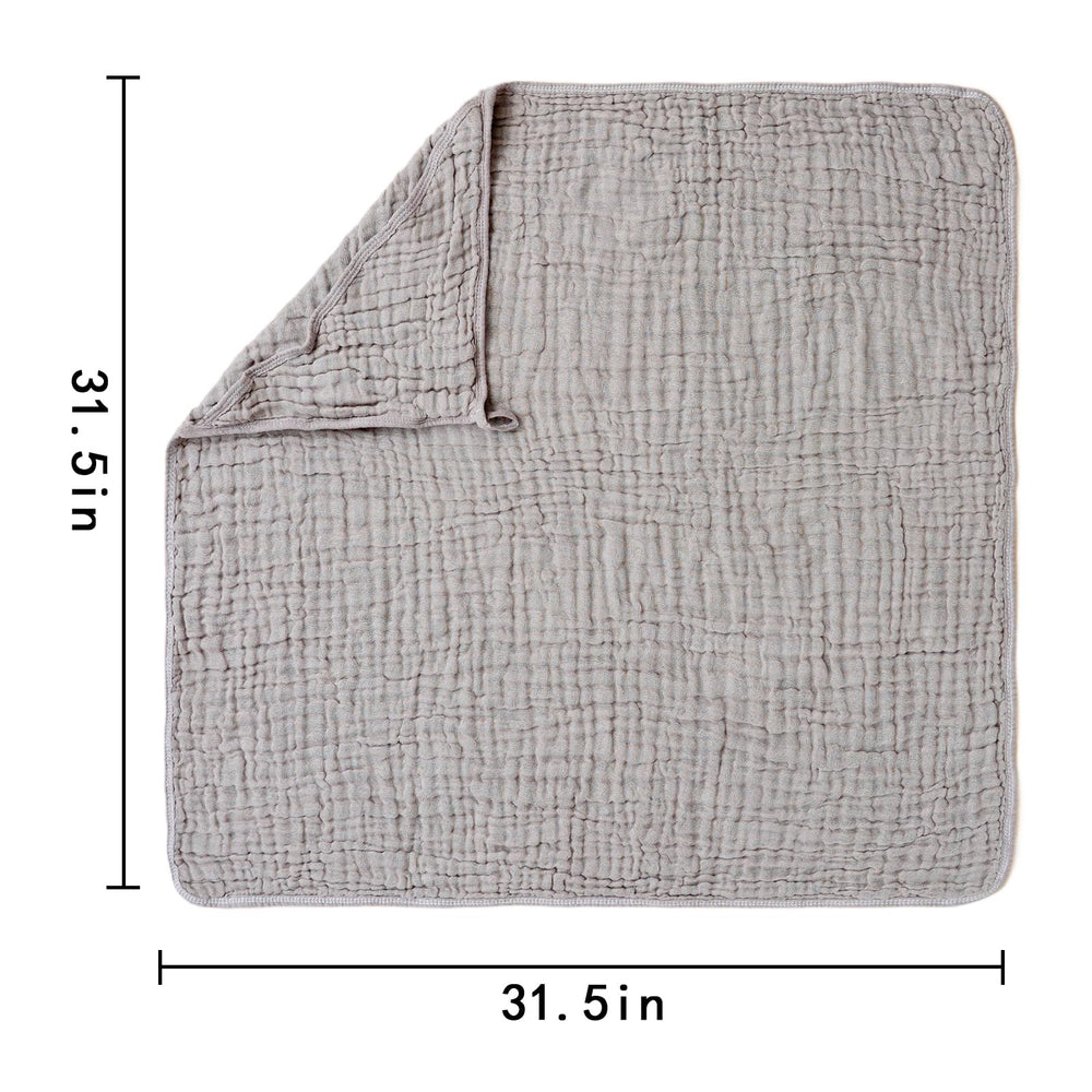 CoolaPeach towel close-up shows soft cotton fabric for gentle skin.