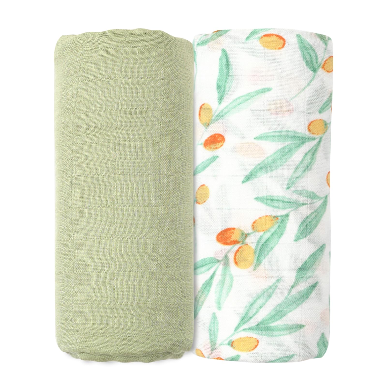 CoolaPeach muslin swaddle soft-weave demonstrates breathable, skin-friendly wrap for newborns