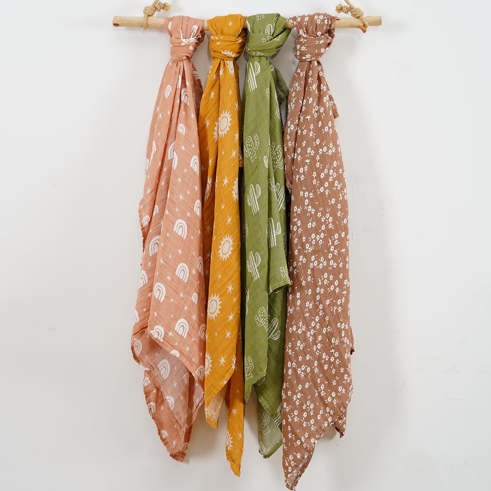 CoolaPeach receiving blanket in nursery setup highlighting versatile cover and wrap.