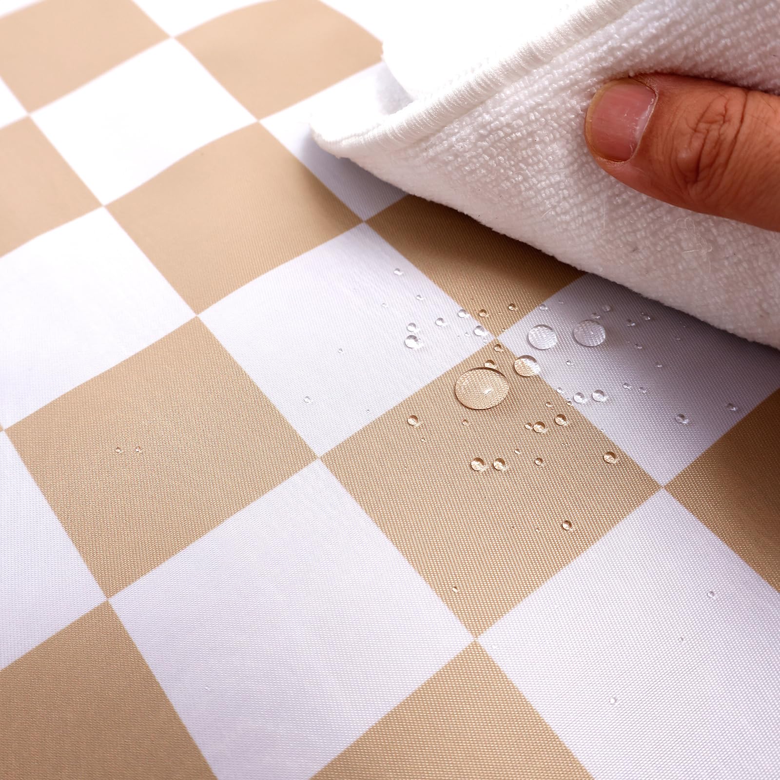 CoolaPeach Splat Mat durable polyester surface resists stains for reuse