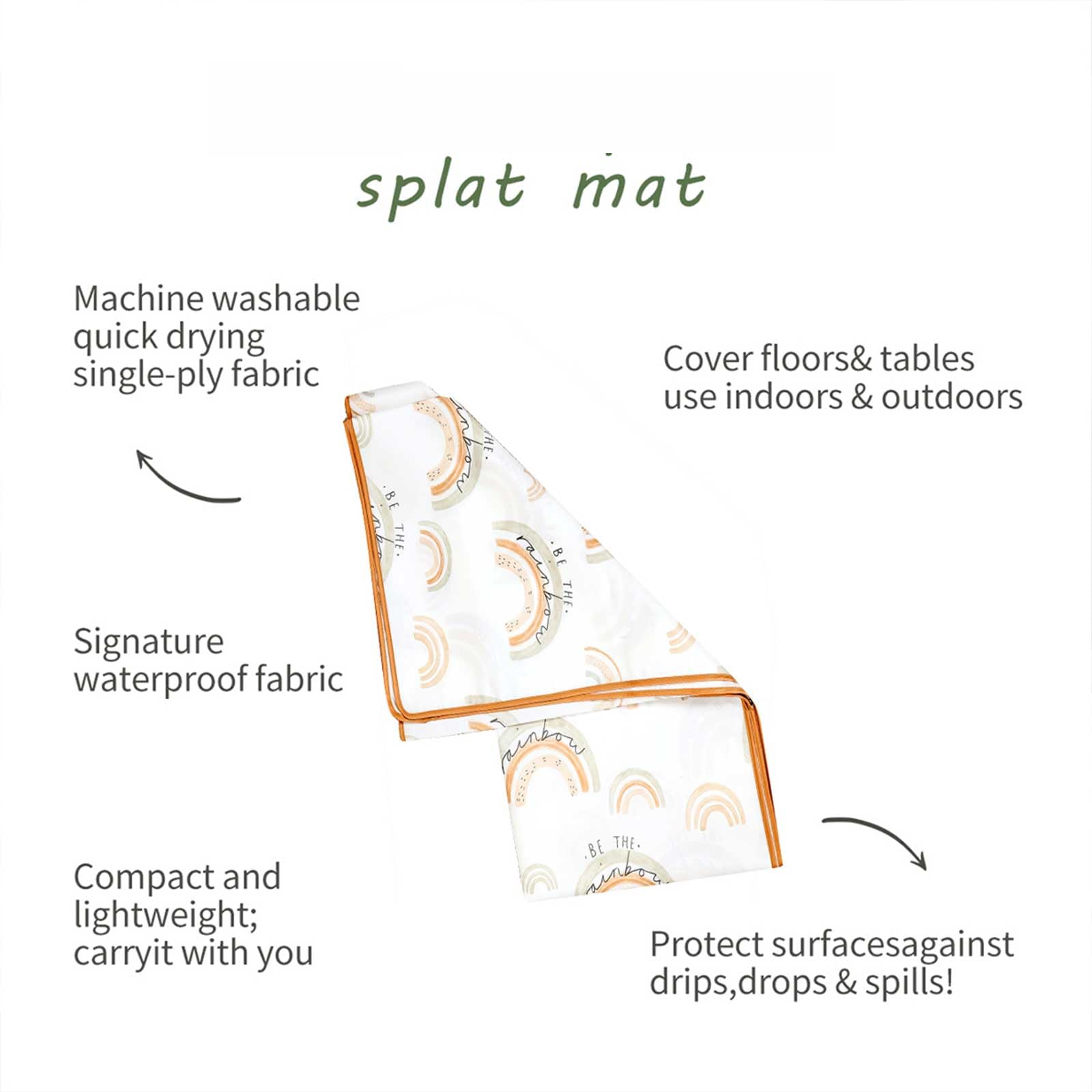 CoolaPeach splat mat travel-friendly compact design for on-the-go