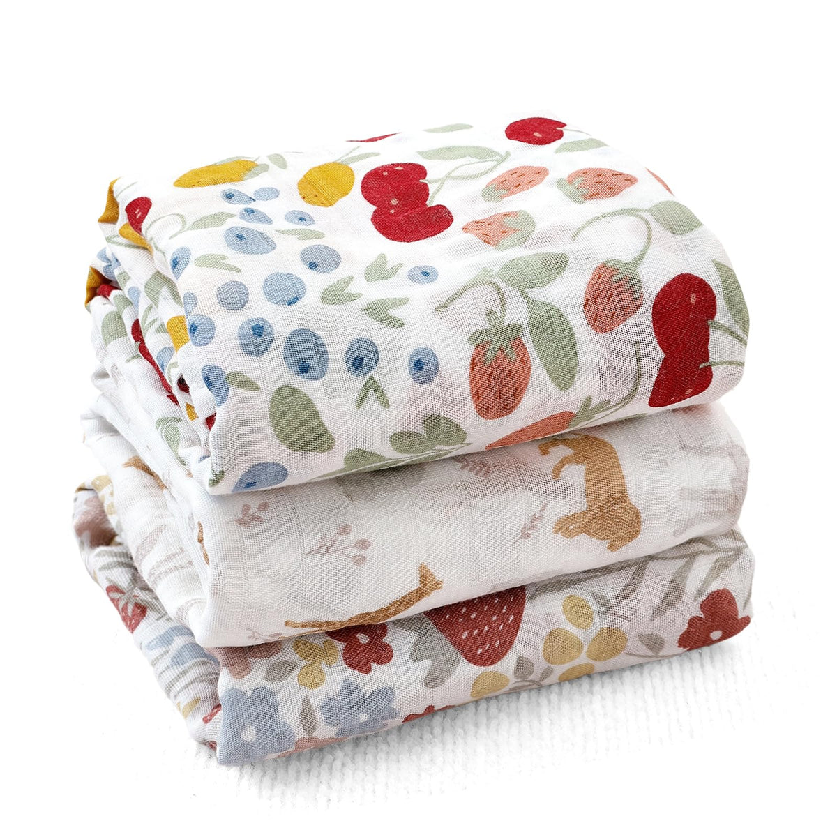 CoolaPeach swaddle floral large blanket: soft fabric ideal for cozy newborn swaddling.