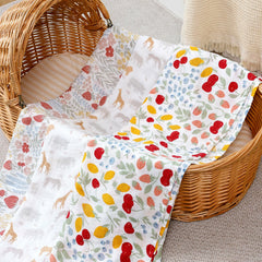 CoolaPeach swaddle soft texture closeup: plush fibers provide gentle touch against baby skin.