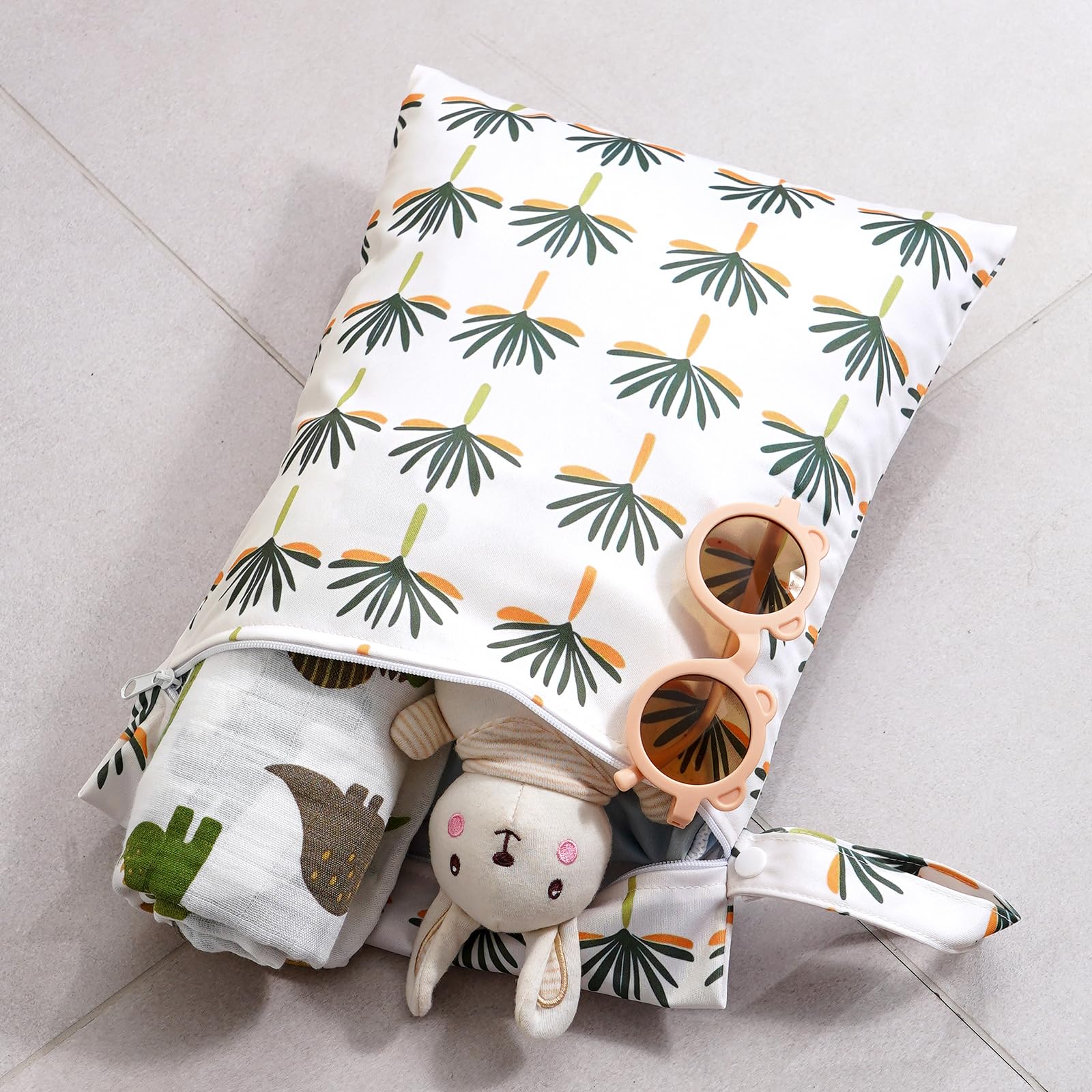 CoolaPeach bags help organize wet clothes and toiletries.