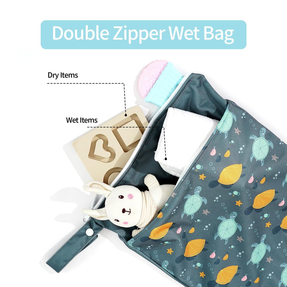 CoolaPeach foldable travel-friendly bag collapses for compact storage.
