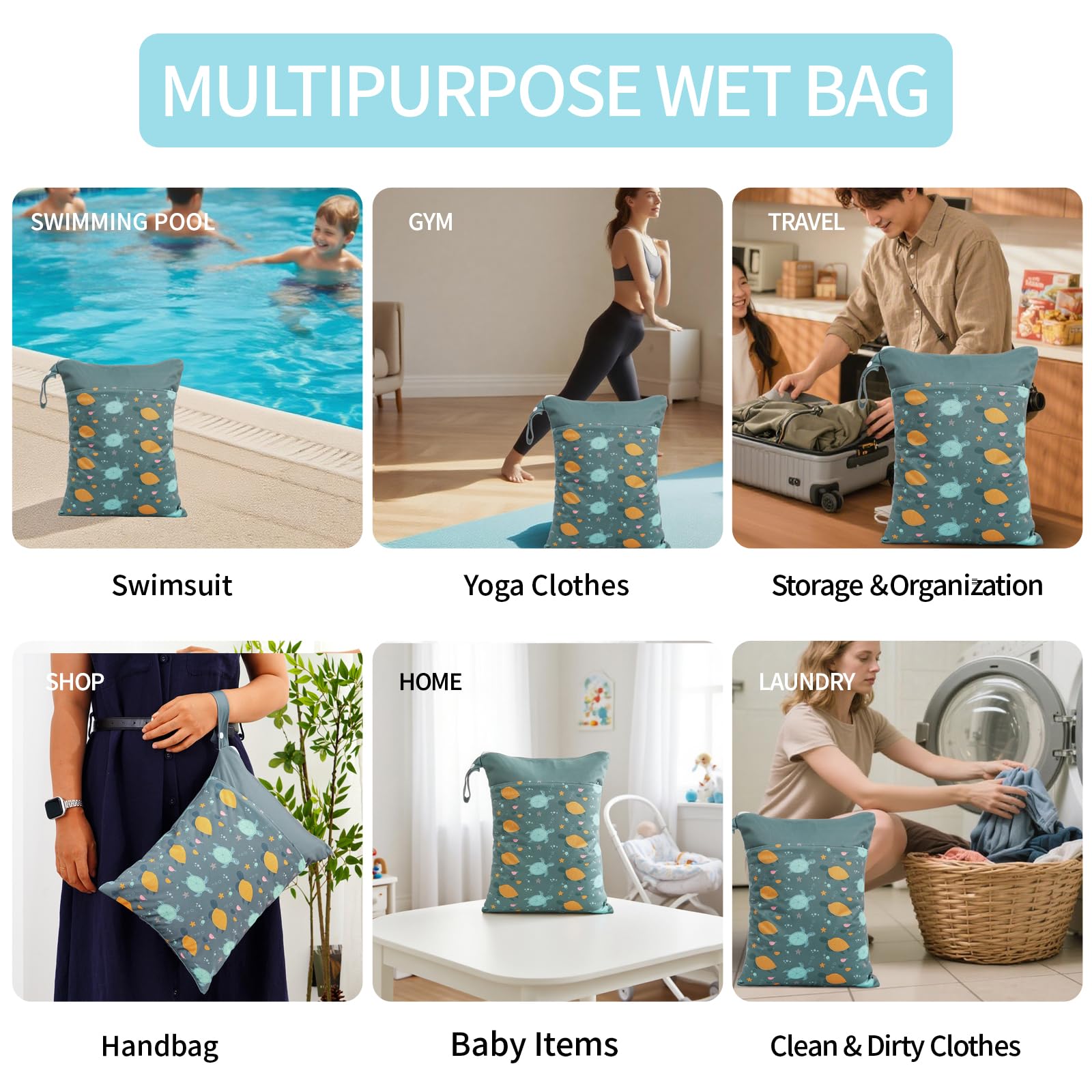CoolaPeach measures 11.8 by 15.7 inches and fits 5–7 diapers.