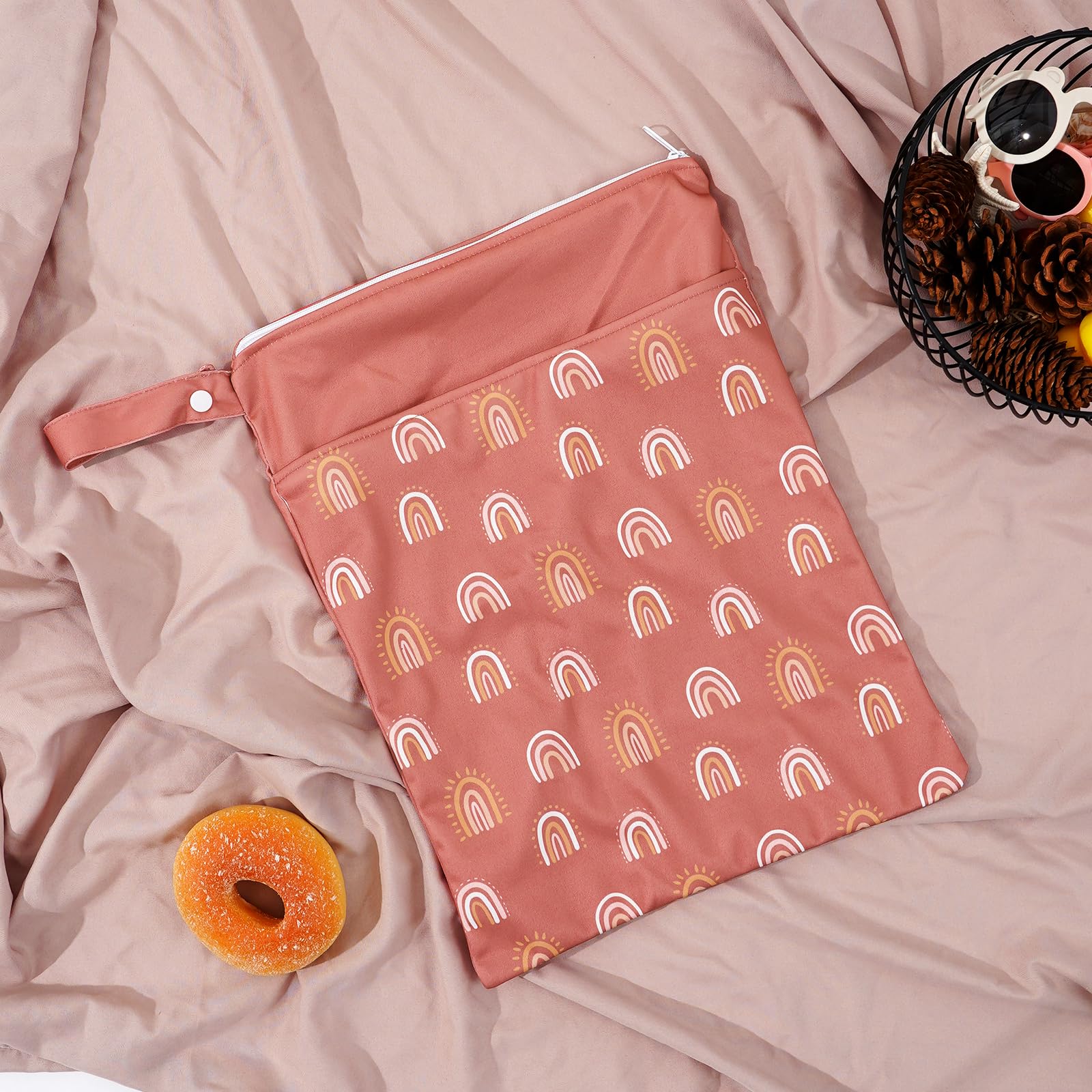 CoolaPeach circles-arch-bridges print adds stylish utility.