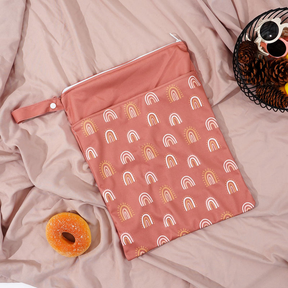 CoolaPeach circles-arch-bridges print adds stylish utility.