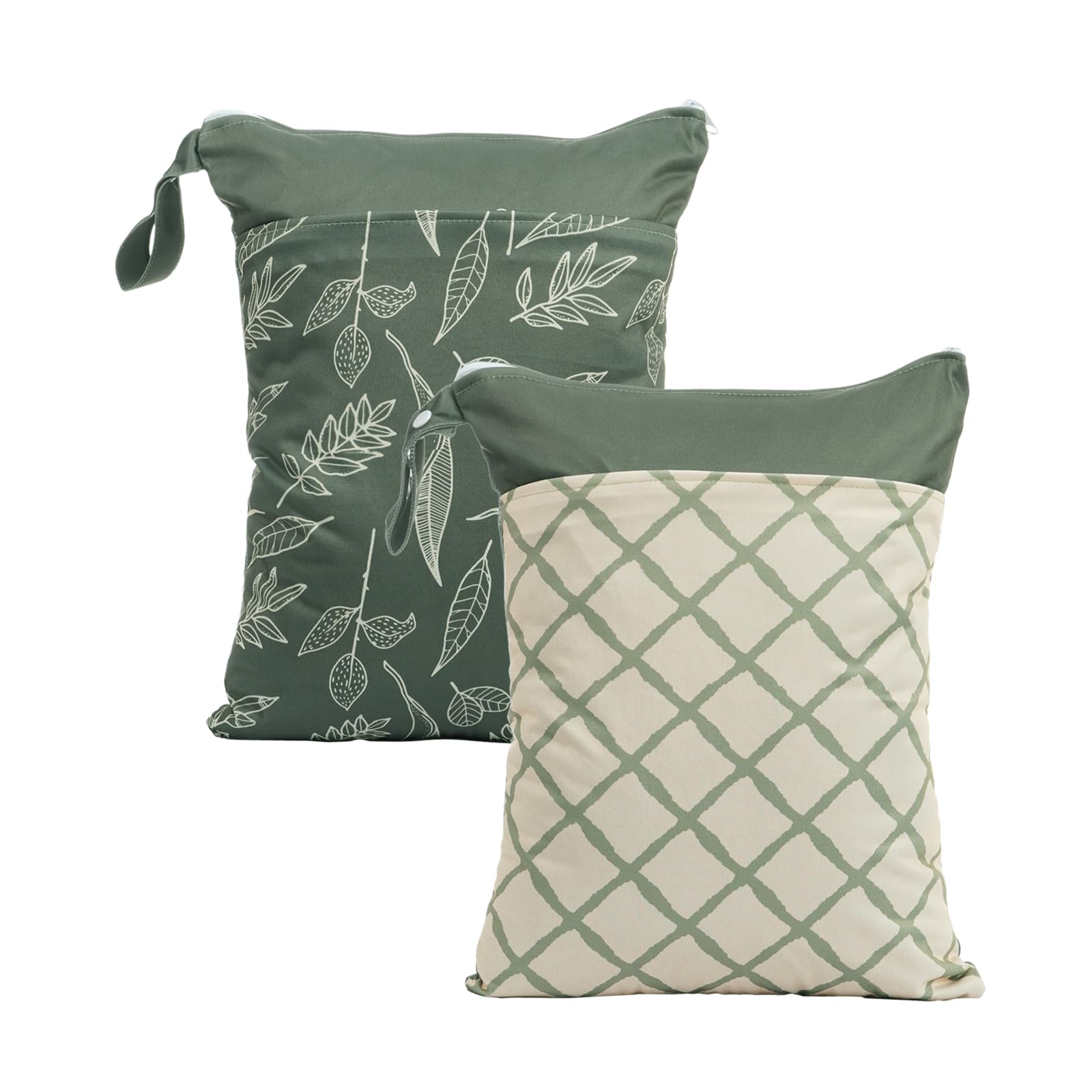 CoolaPeach wet bags with dual-zipper pockets for dry and wet separation on trips.