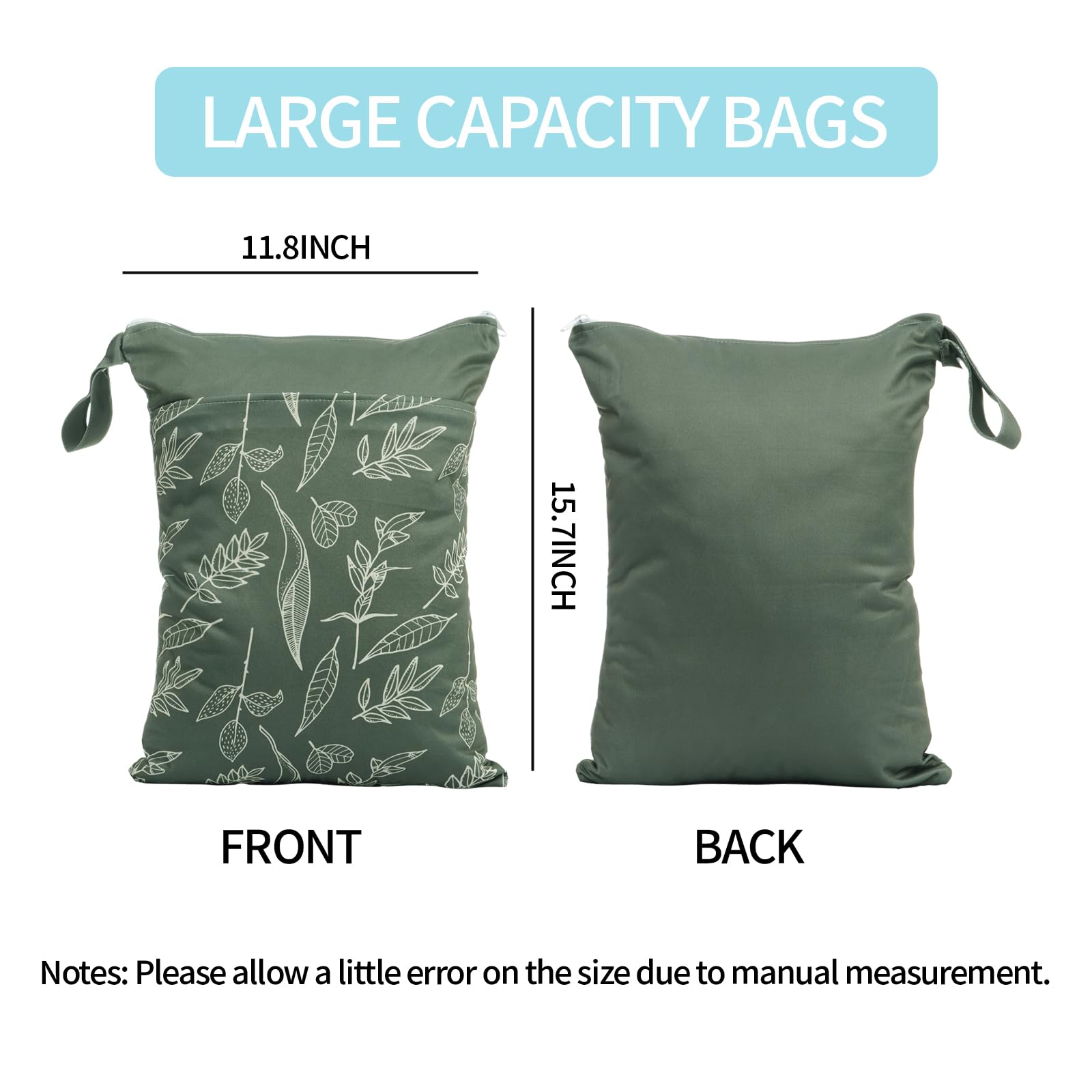 CoolaPeach inner PUL waterproof layer keeps clothes dry during outings.