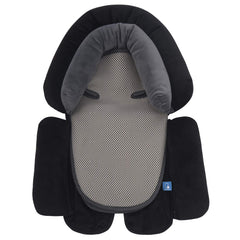 CoolBEBE babybody support outer view in black offers gentle car seat cushioning.