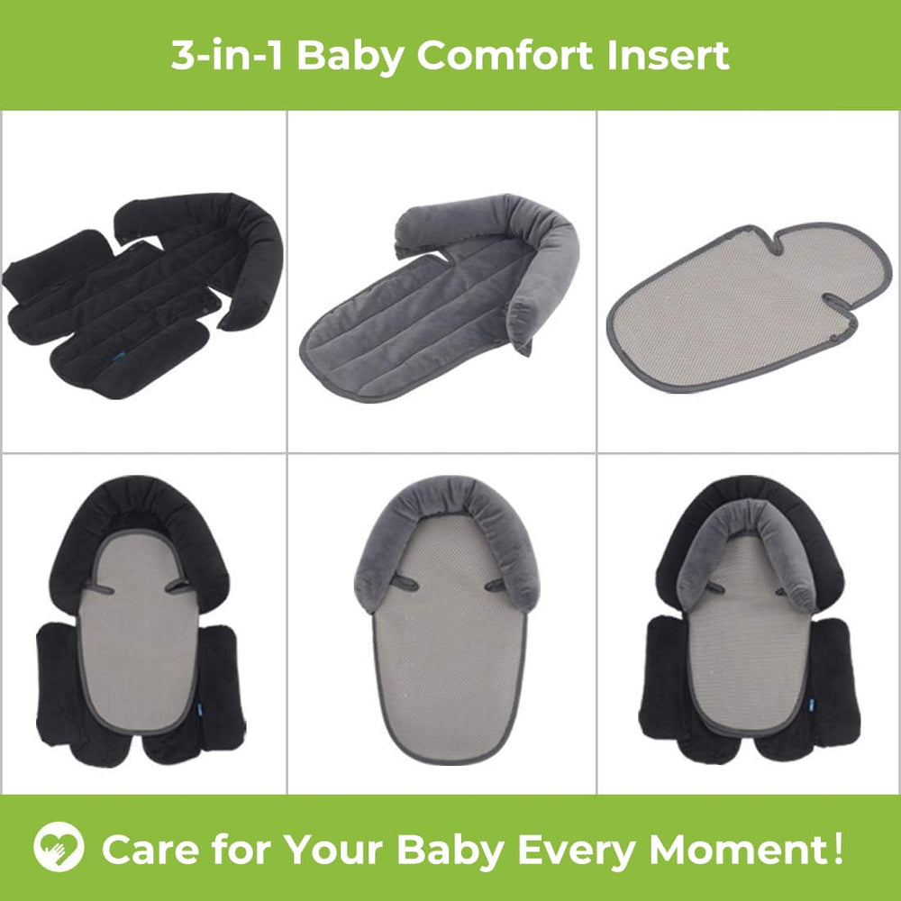 CoolBEBE stroller cushion demonstrates comfortable rides during daily strolls.